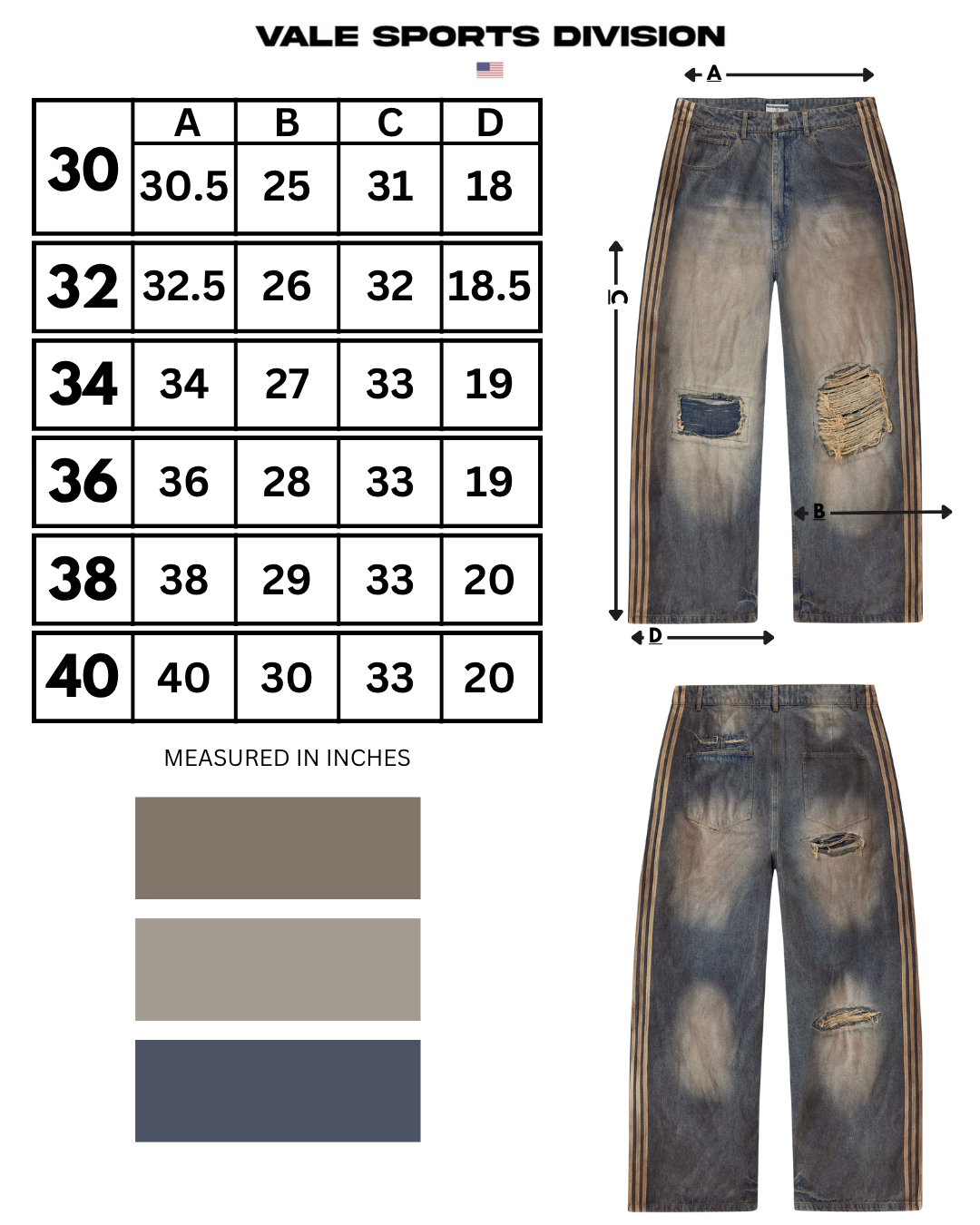 100 YARD DENIM
