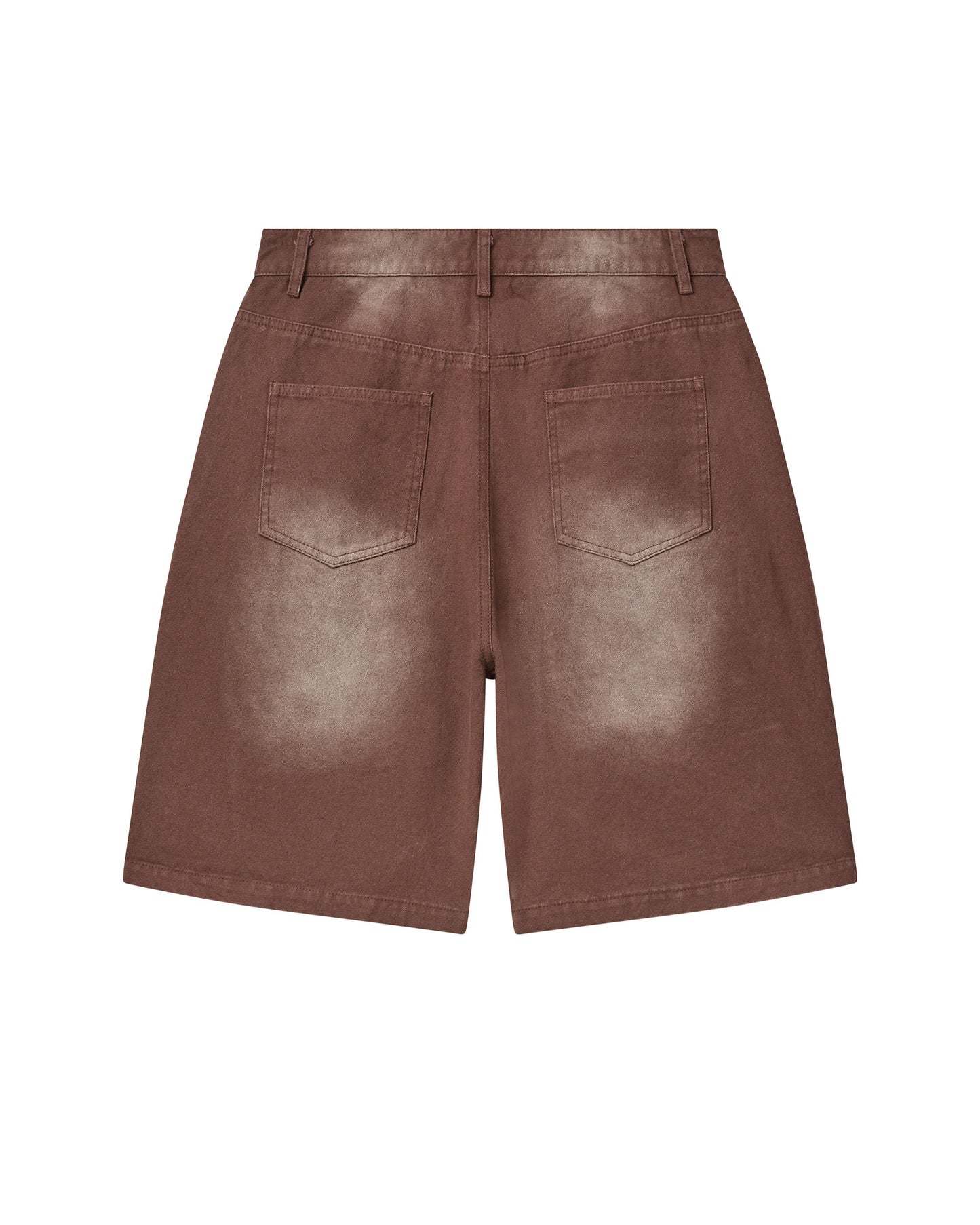 BROWN 1980S JORTS