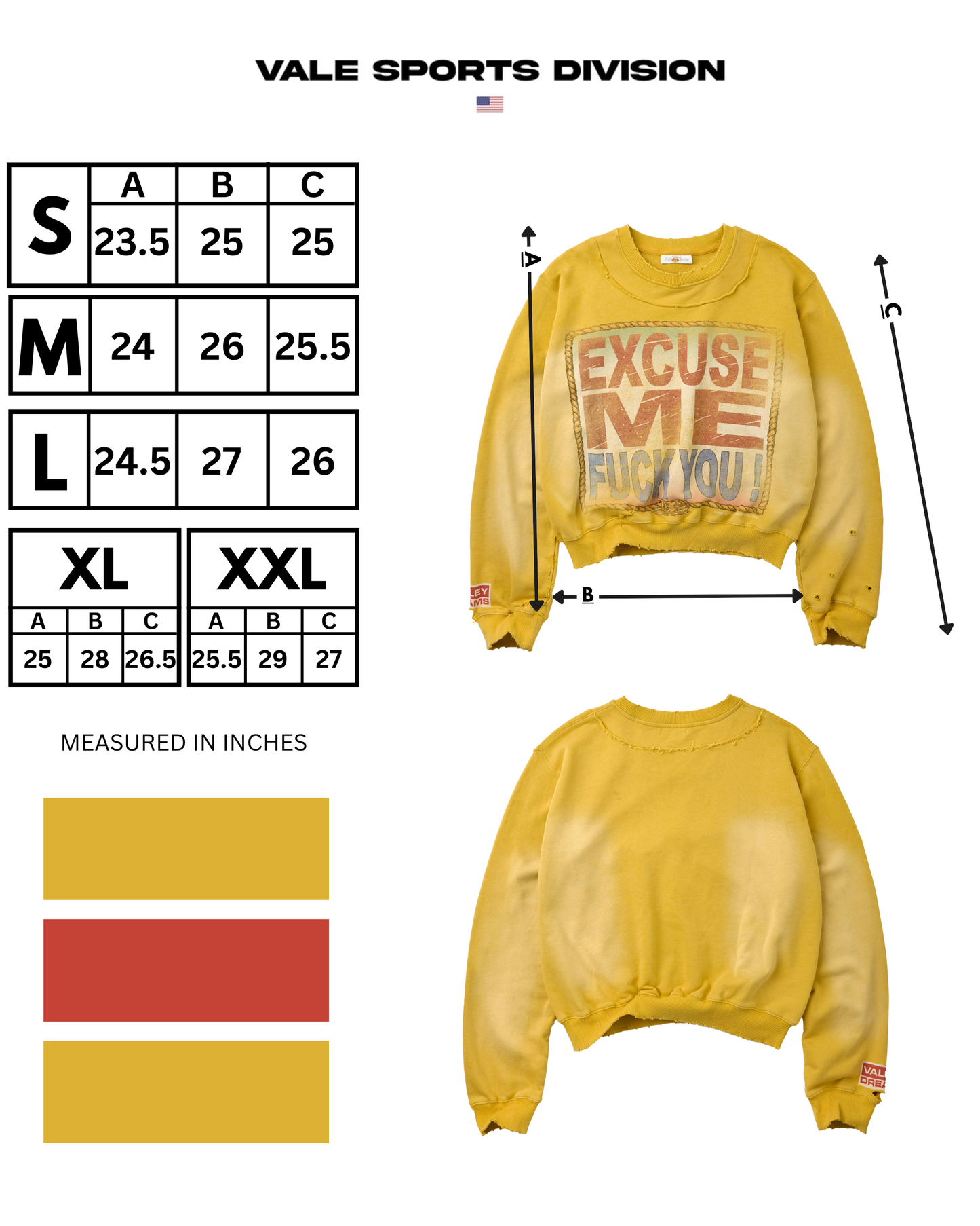 EXCUSE ME CREWNECK
