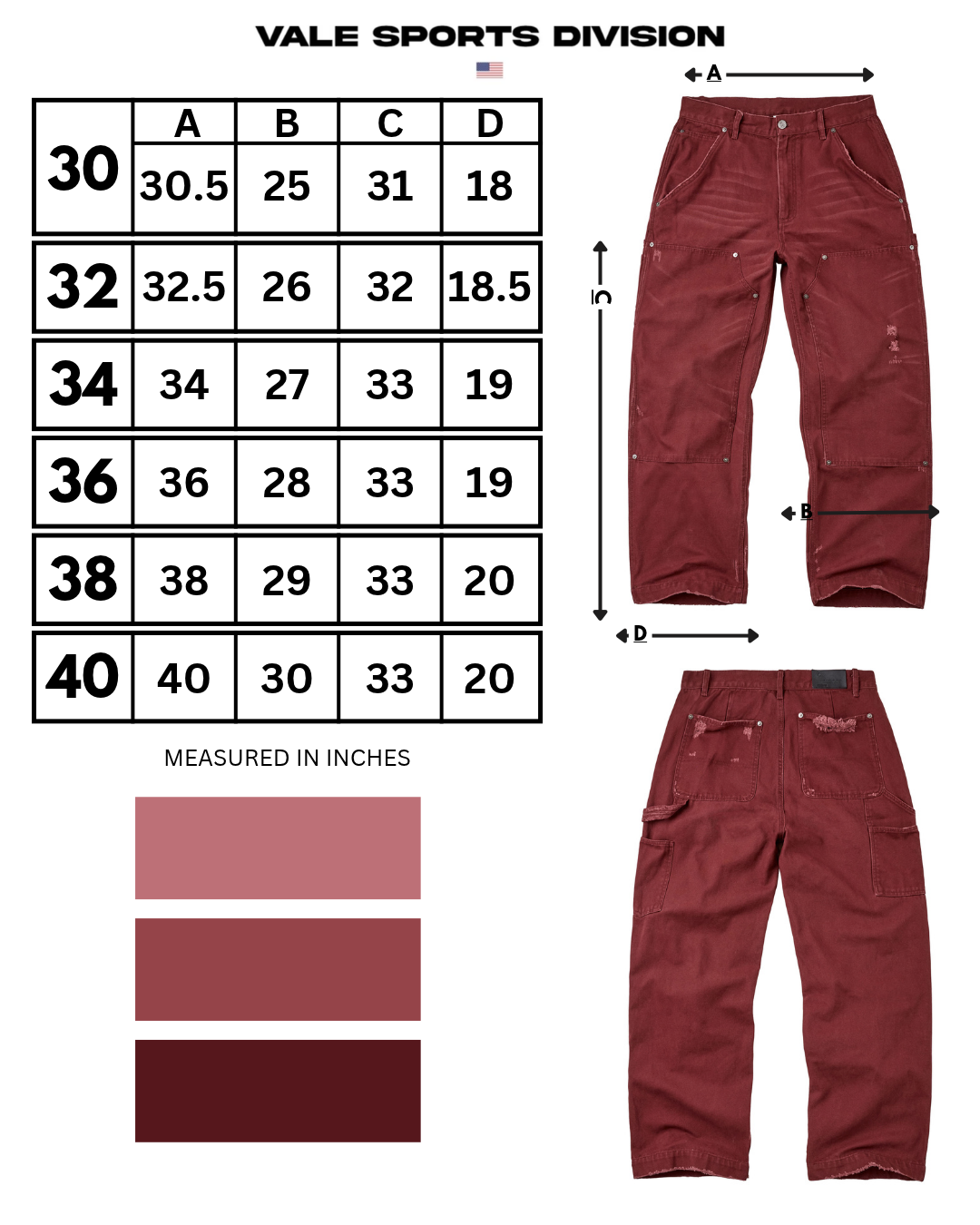 CRUTCH PAINTER PANTS