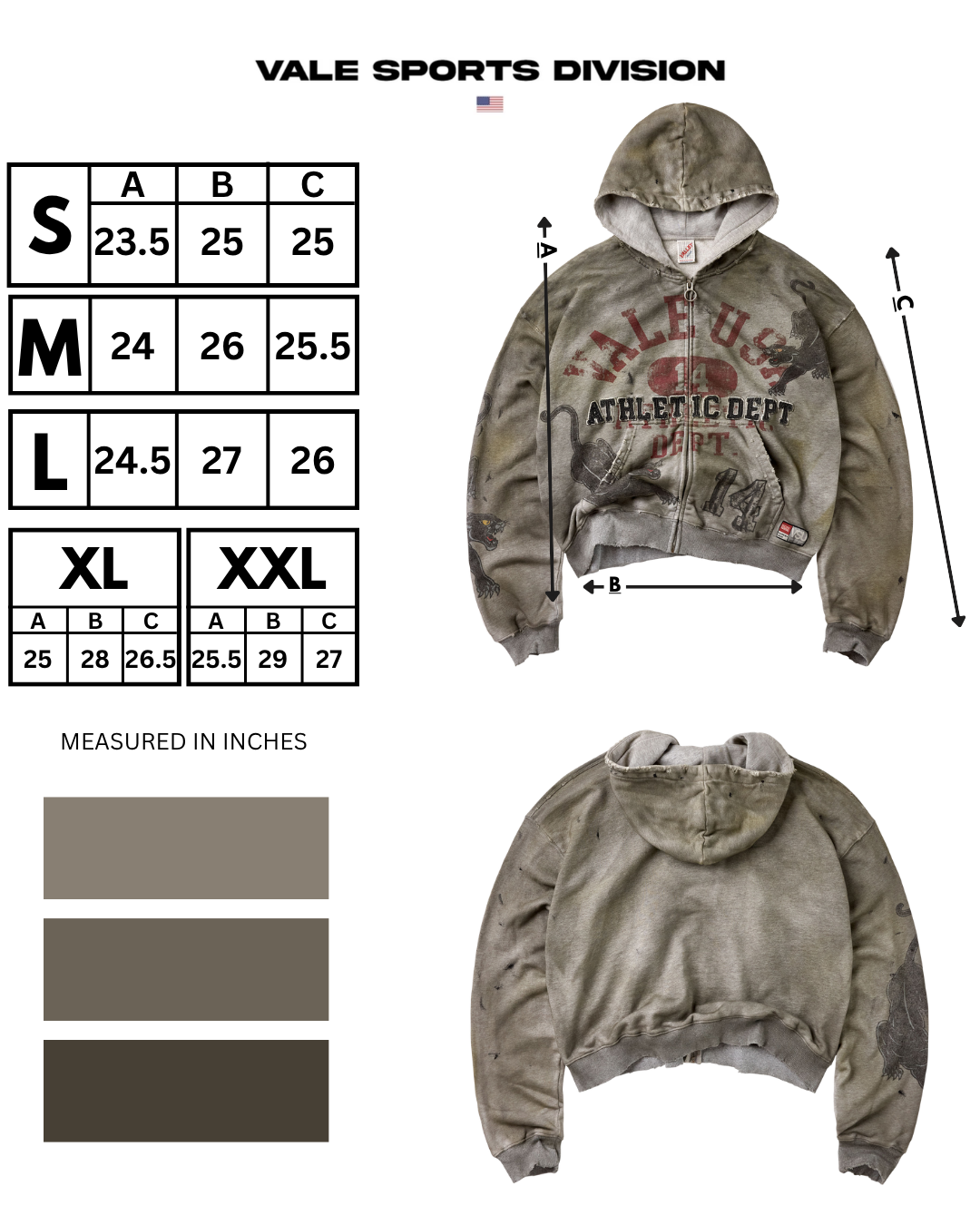 VARSITY ZIP UP