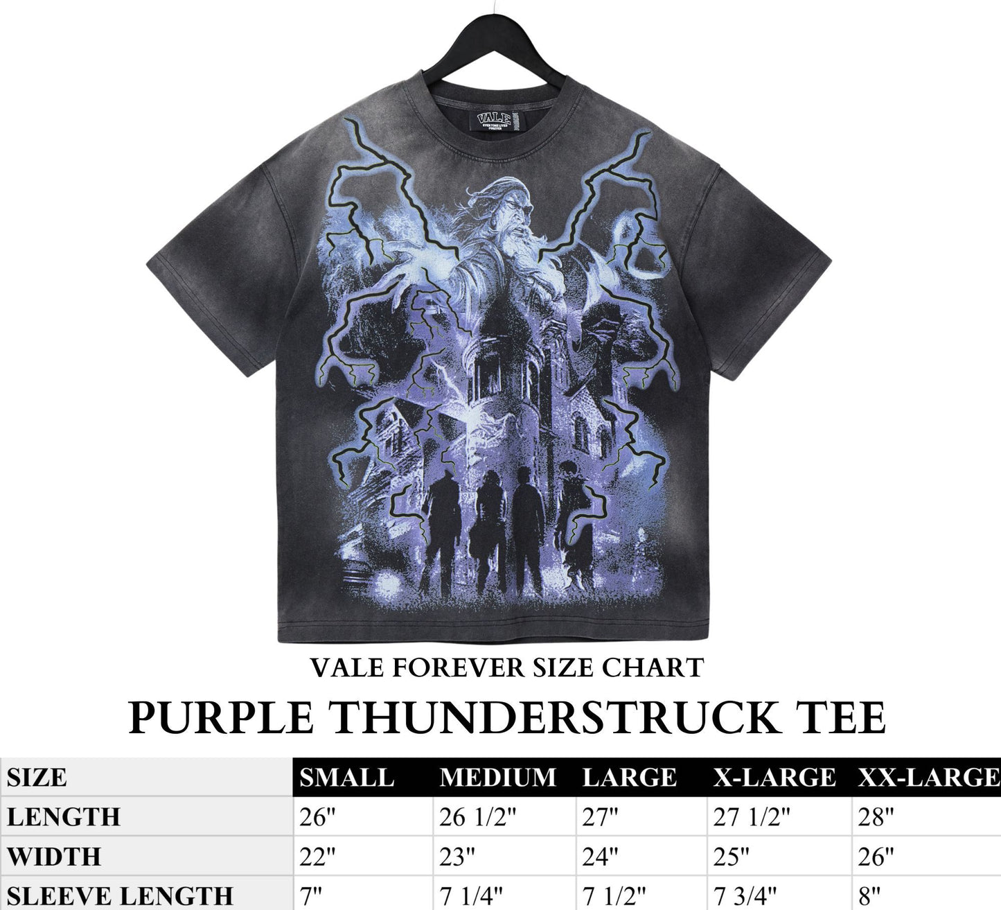 PURPLE THUNDERSTRUCK TEE