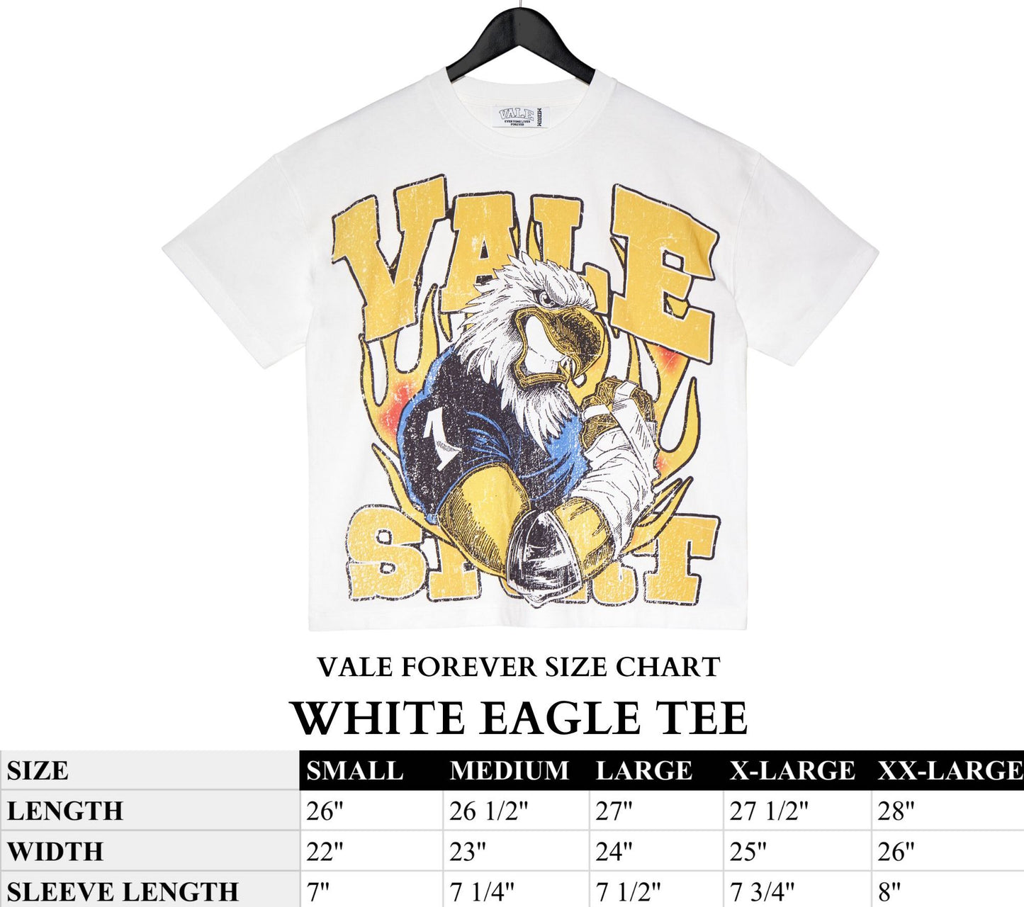 WHITE VALE EAGLE TEE