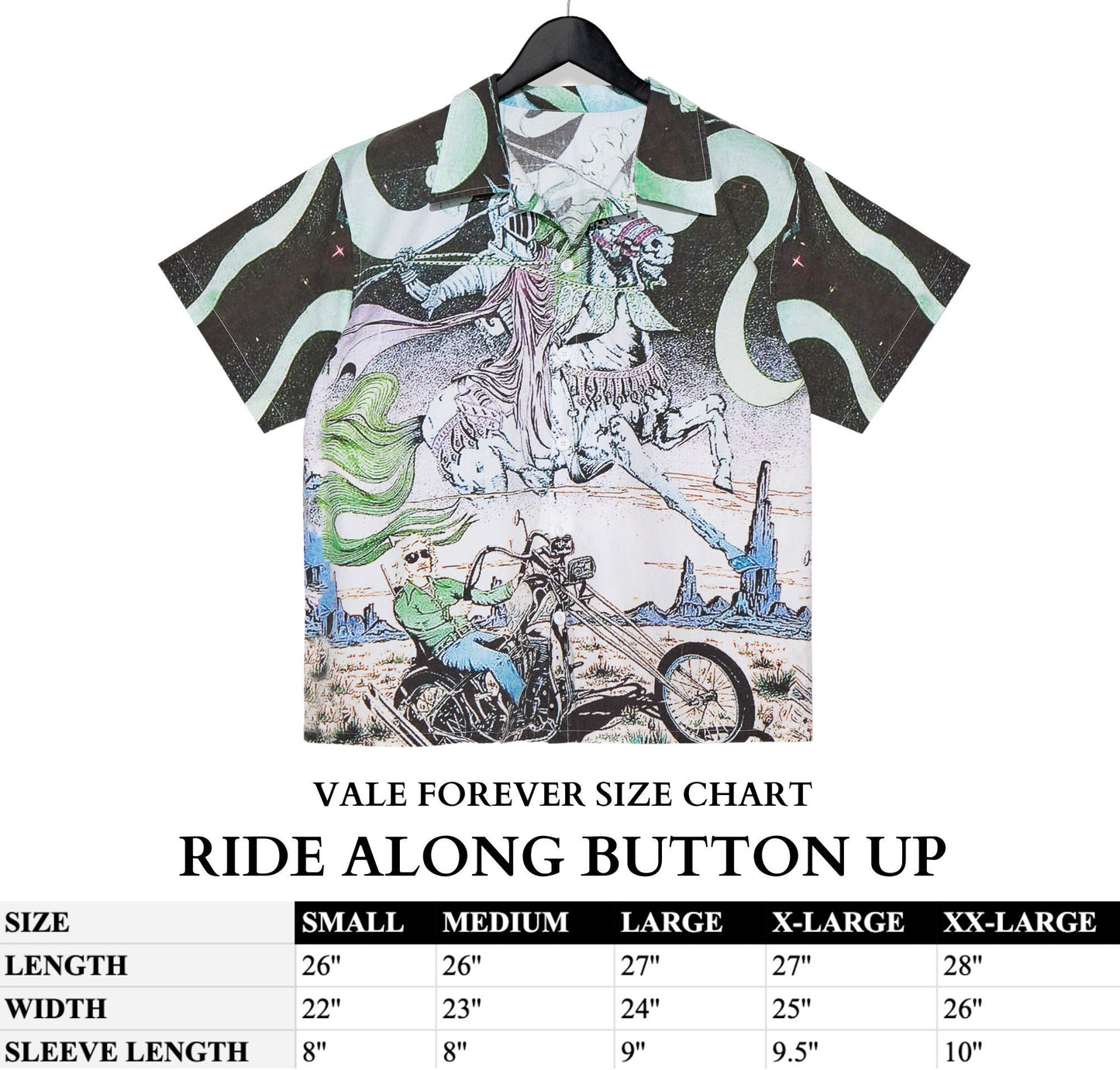 RIDE ALONG BUTTON UP