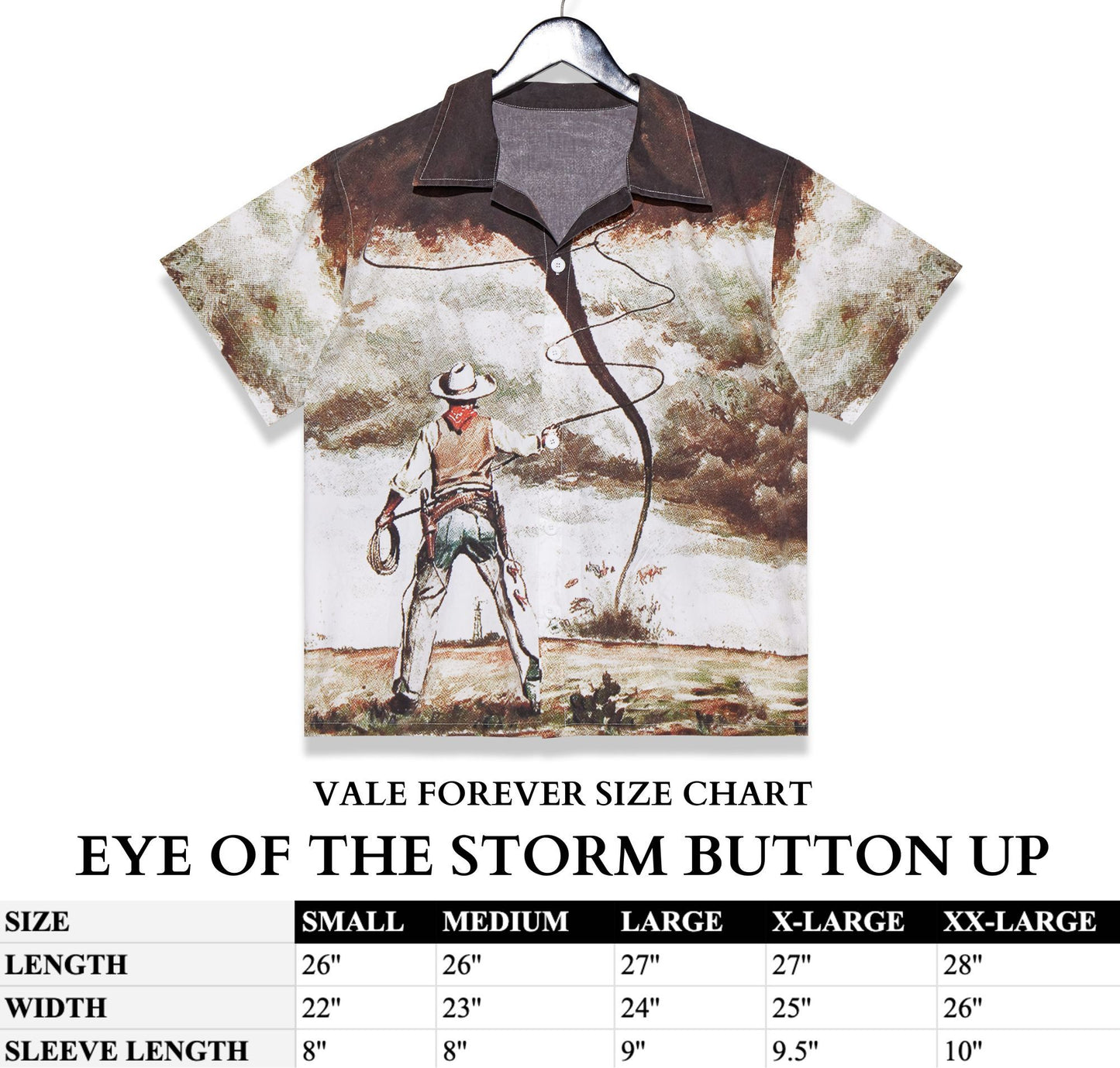 EYE OF THE STORM BUTTON UP