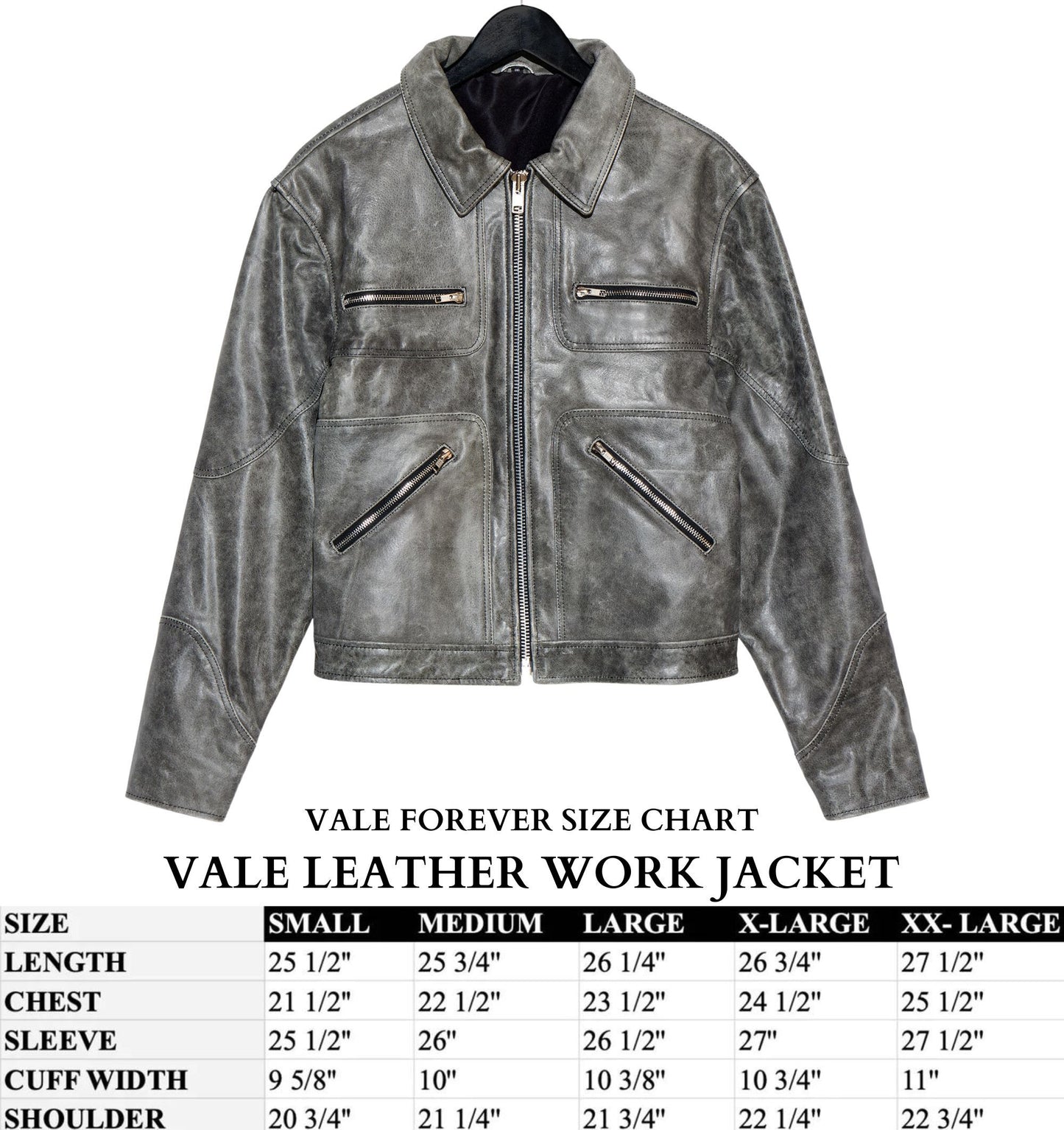 VALE LEATHER WORK JACKET