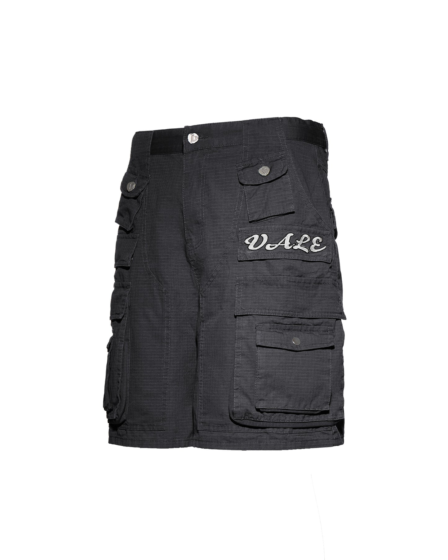 BLACK MILITIA CARGO SHORTS