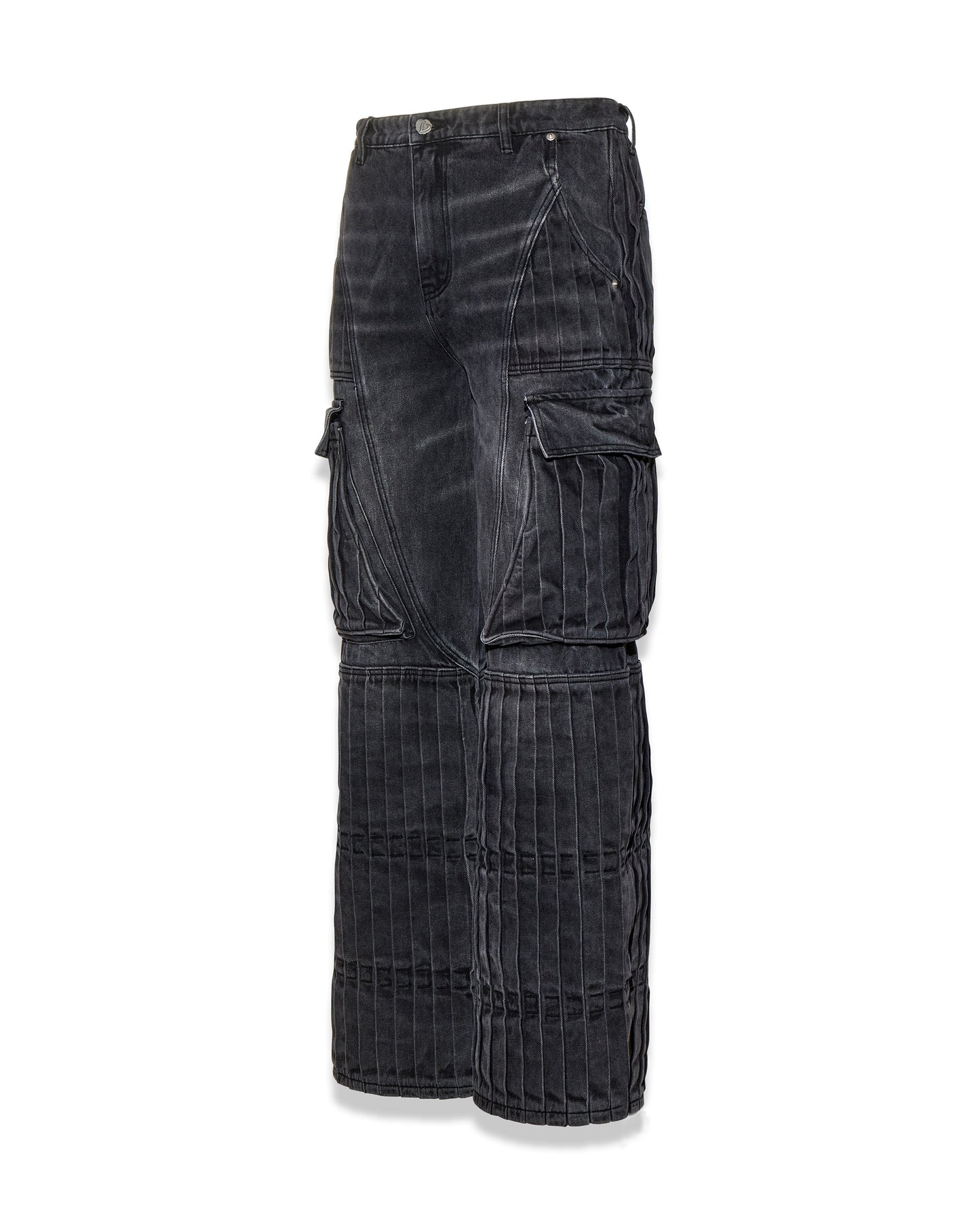 BLACK FIELD CARGO DENIM