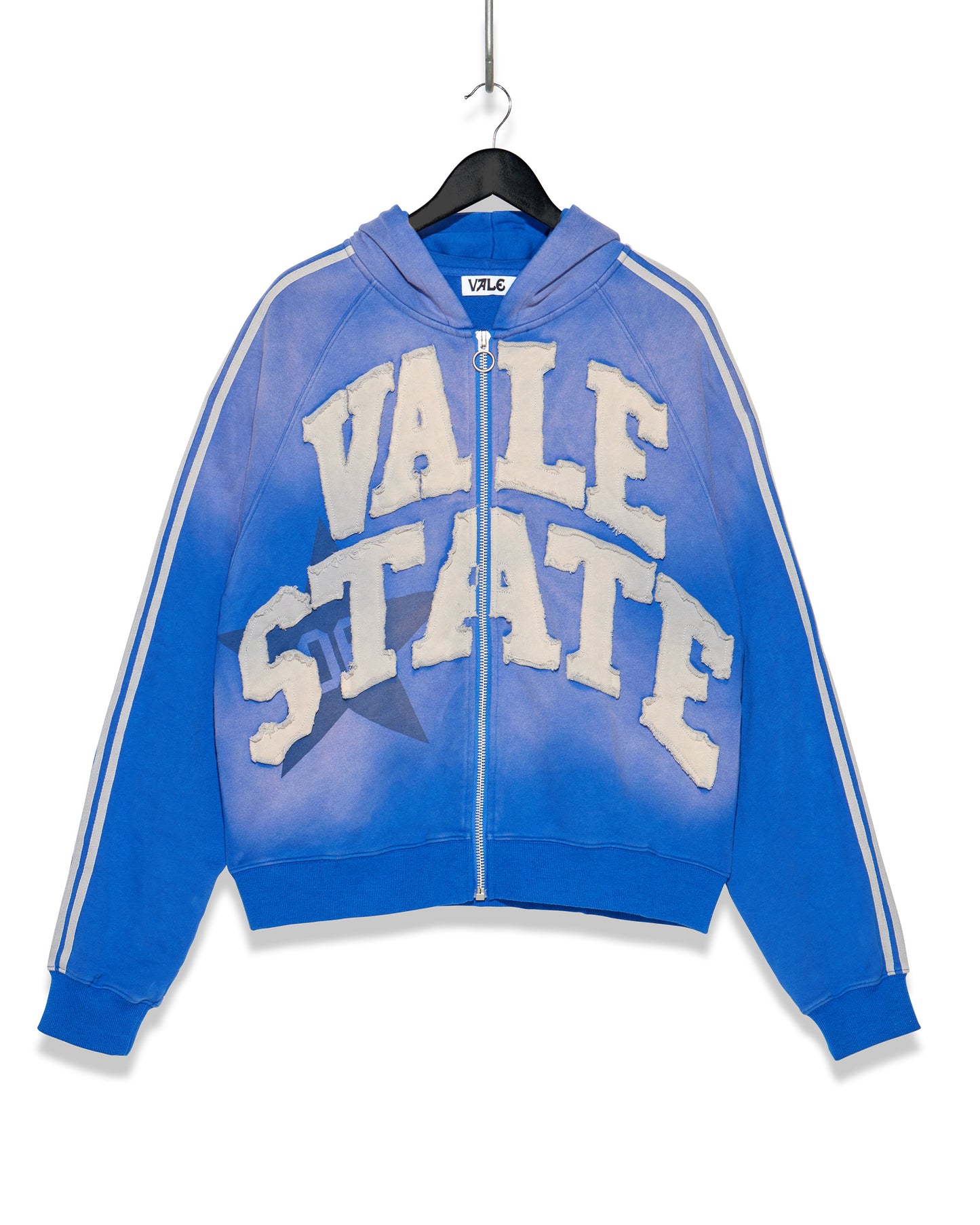 VALE STATE BLUE TRACK HOODIE
