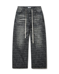 BLACK LETTER TO VALE DENIM
