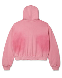 PINK BLANK ZIP UP HOODIE