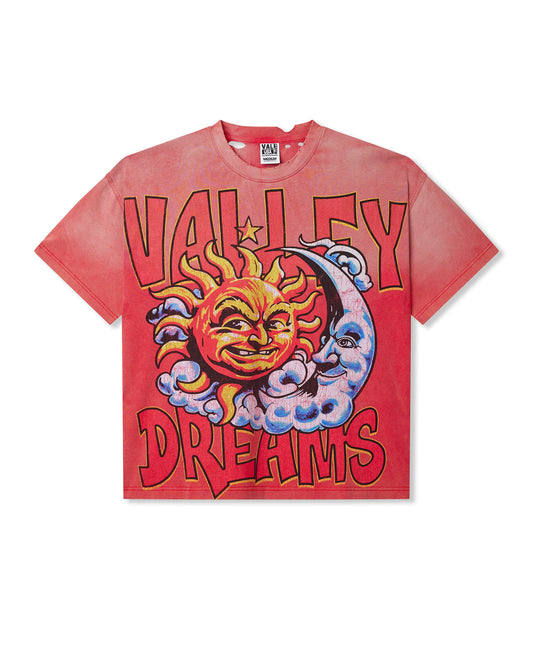 THRASHED RED SUN TEE