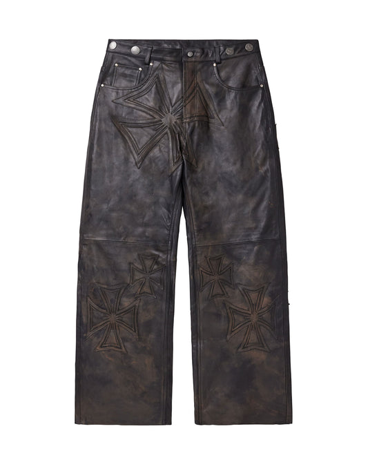 LEATHER CROXXX DENIM