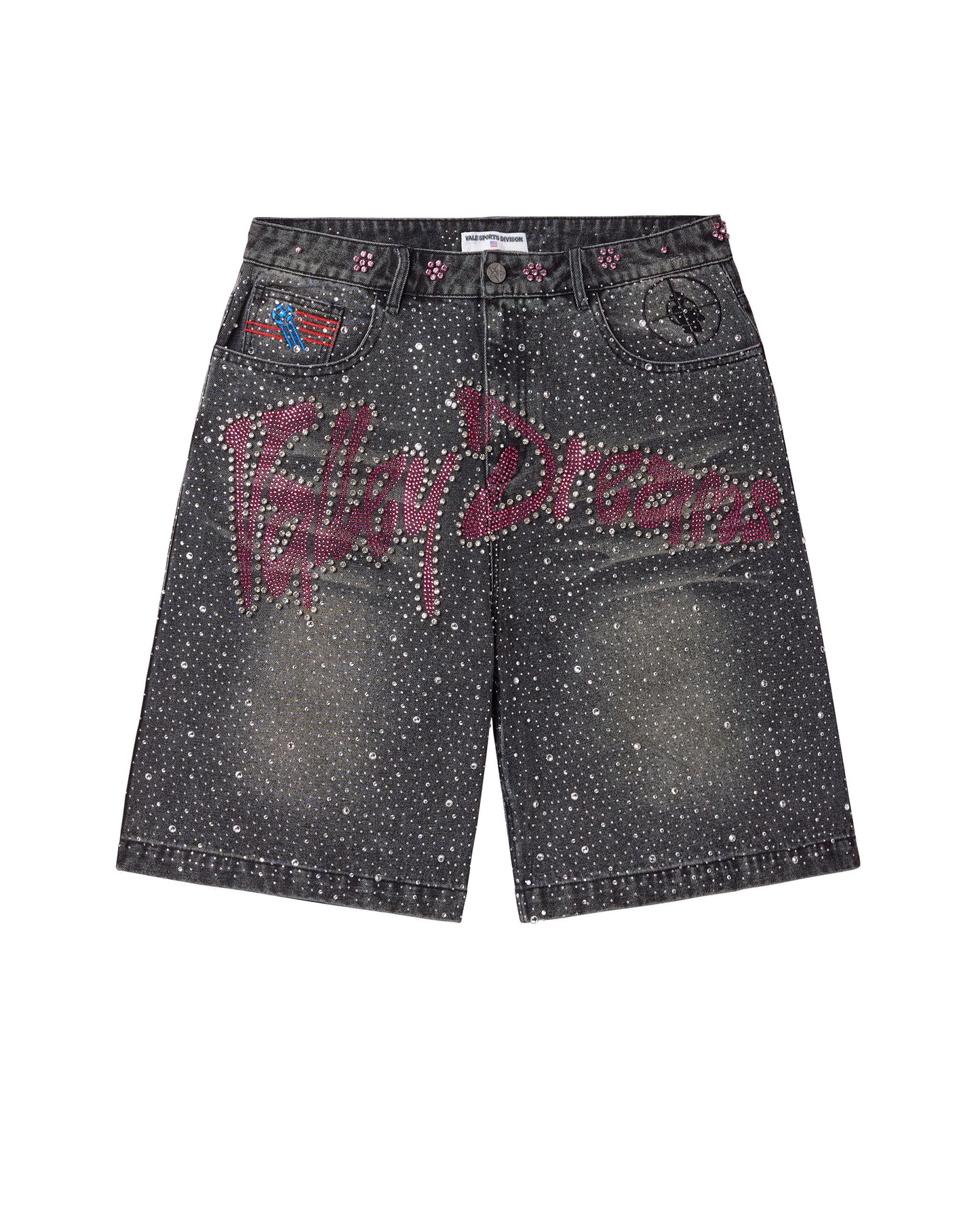 BLACK ICED OUT JORTS