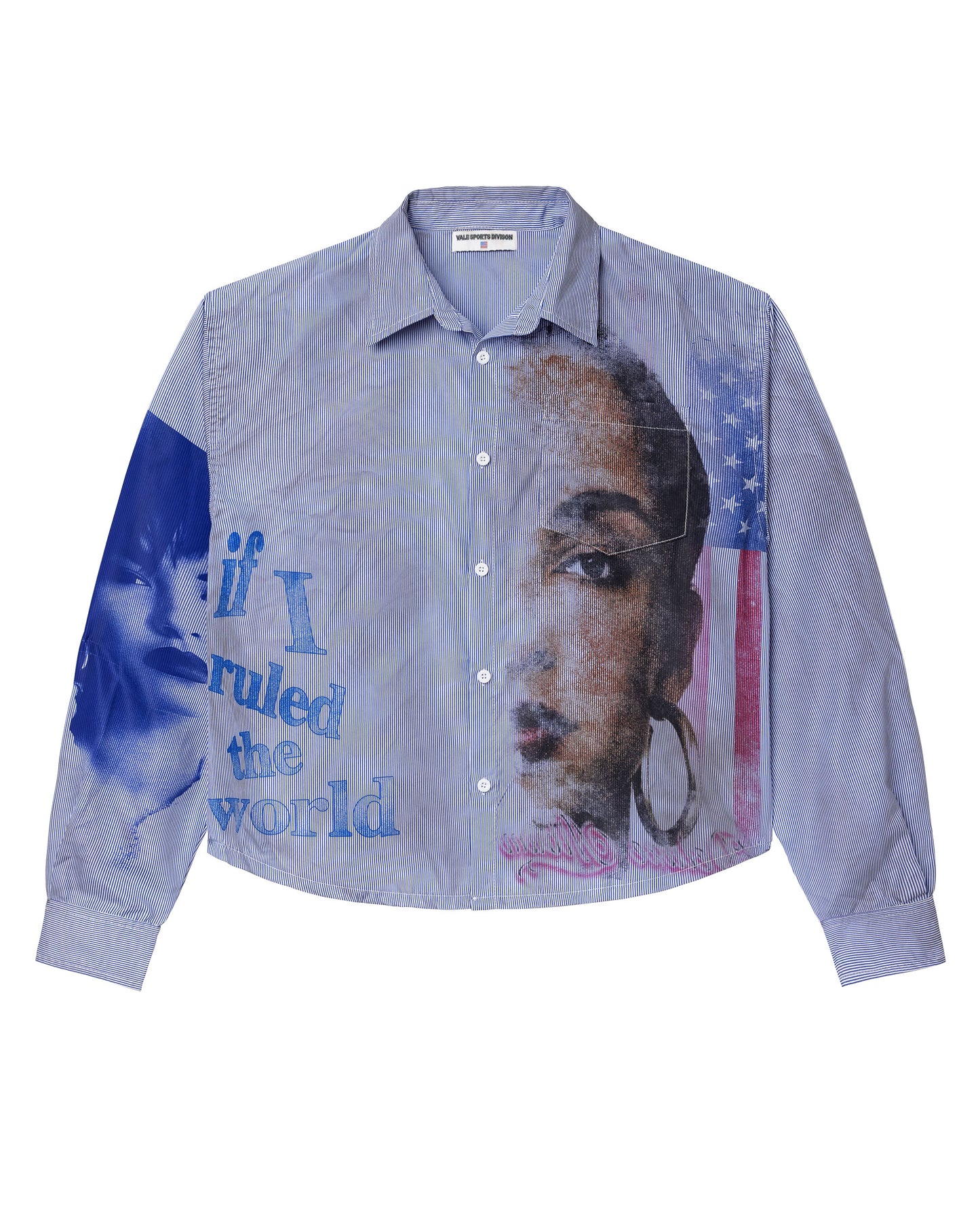 FREEDOM BUTTON UP [PINSTRIPE]