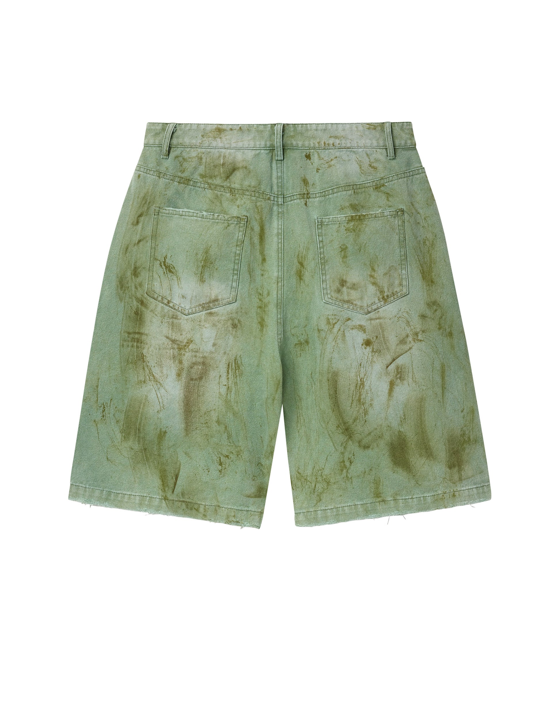 GREEN SKITTLE JORTS