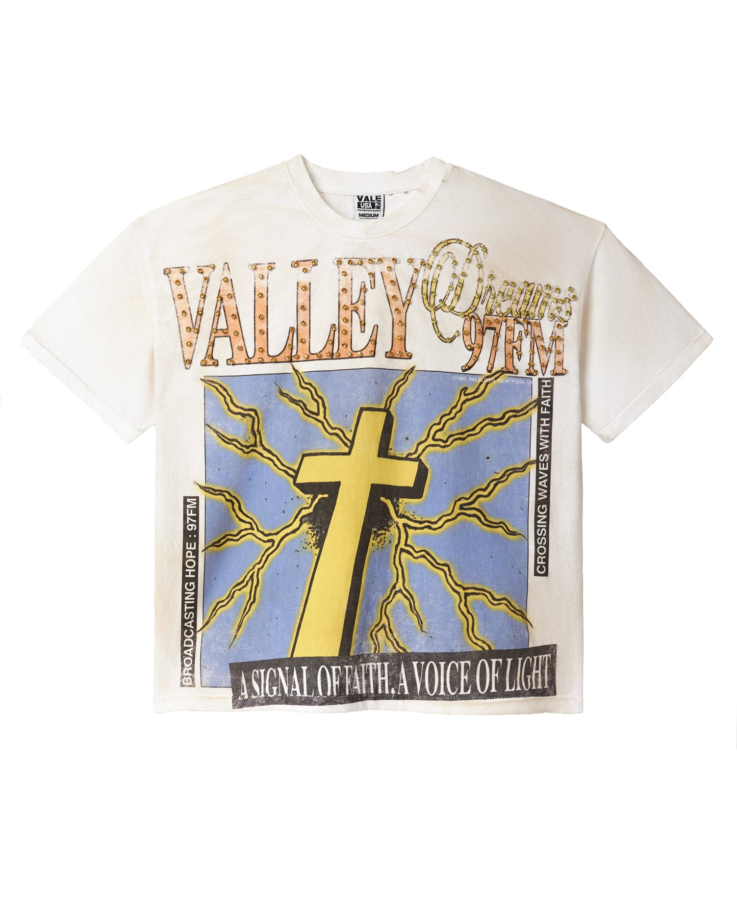 THUNDER CROSS BLING TEE