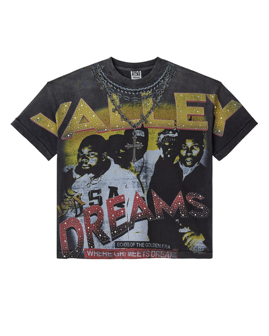 BLACK CHAMBERS BLING TEE