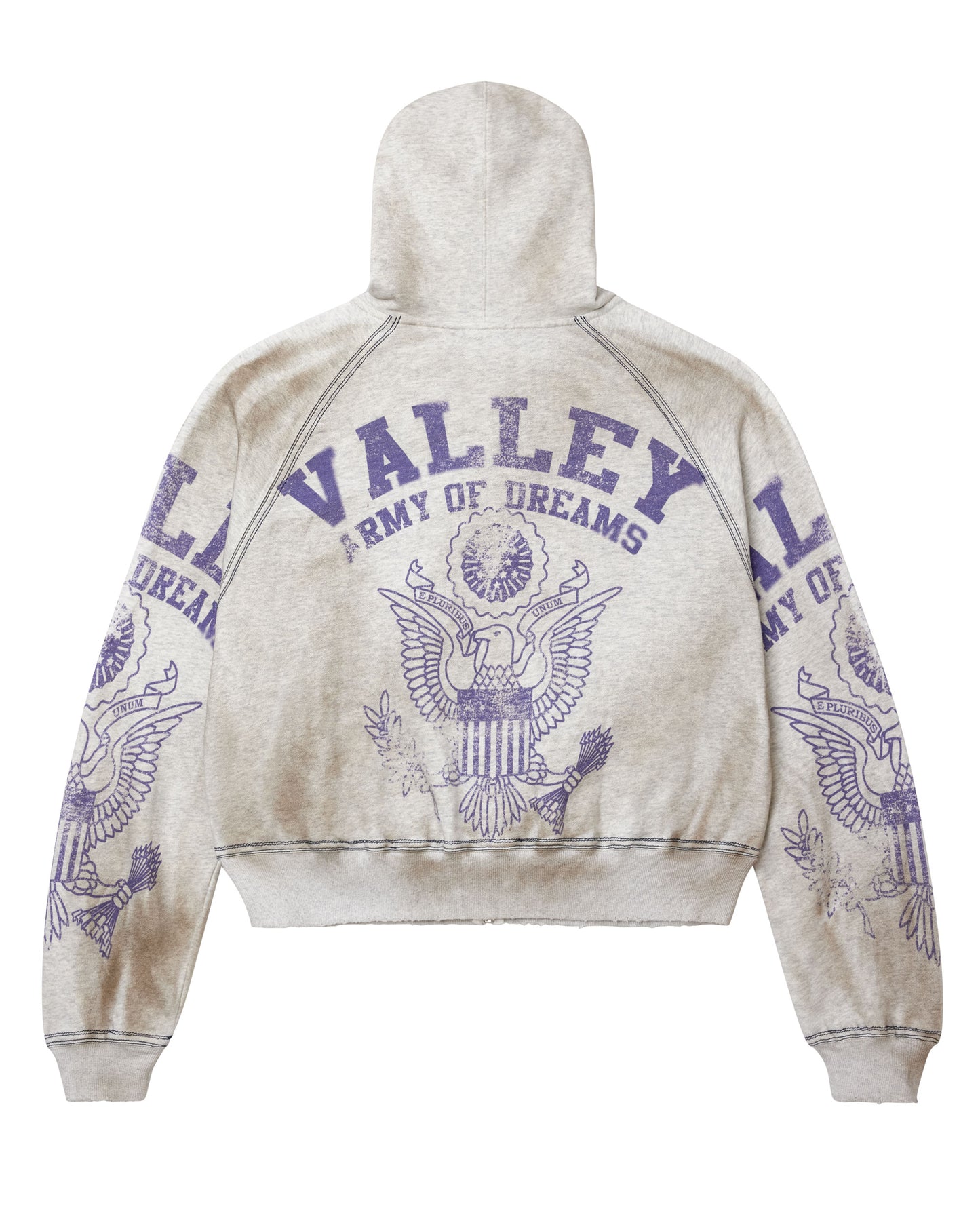 ARMY ZIP UP [GREY]
