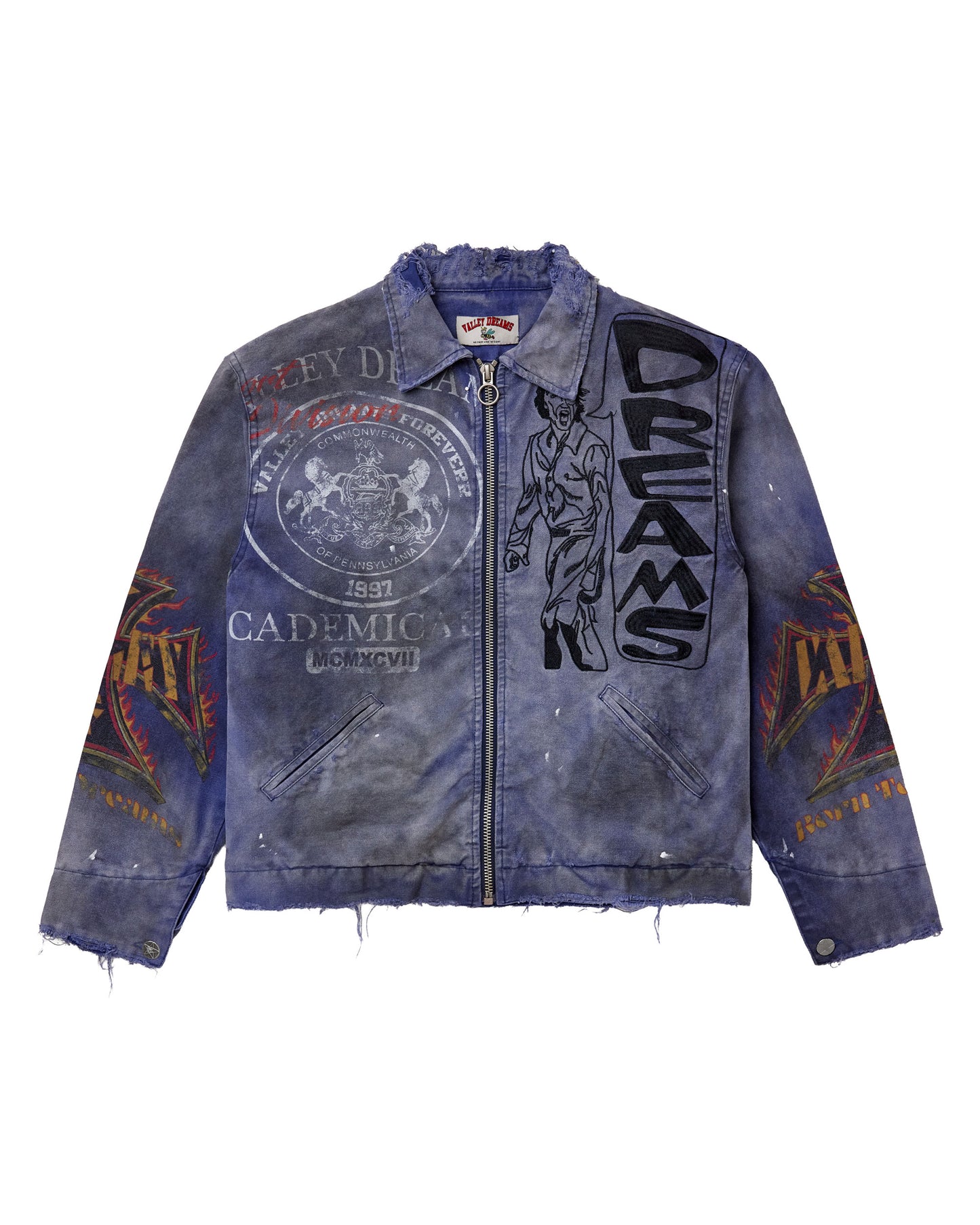 DESTRUCTION WORK JACKET [INDIGO]