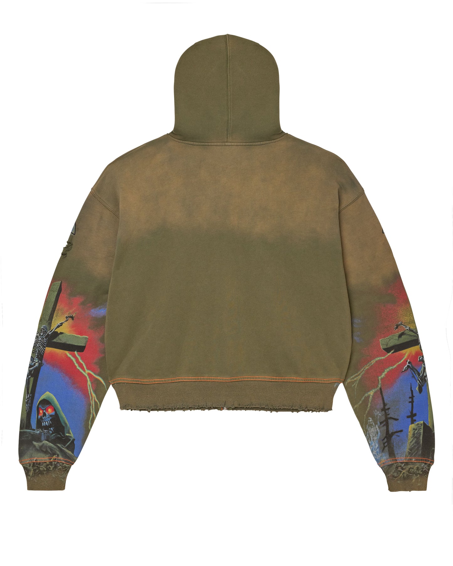 DAMNED BIG ZIP UP [OLIVE]