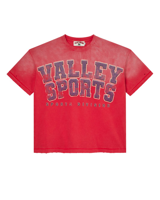 SPORTS DIVISION TEE [RED BURN]
