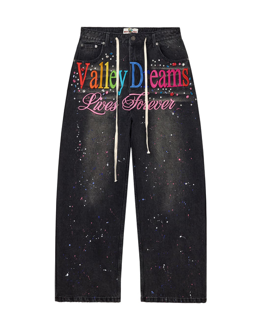 ICE CREAM DENIM [BLACK]