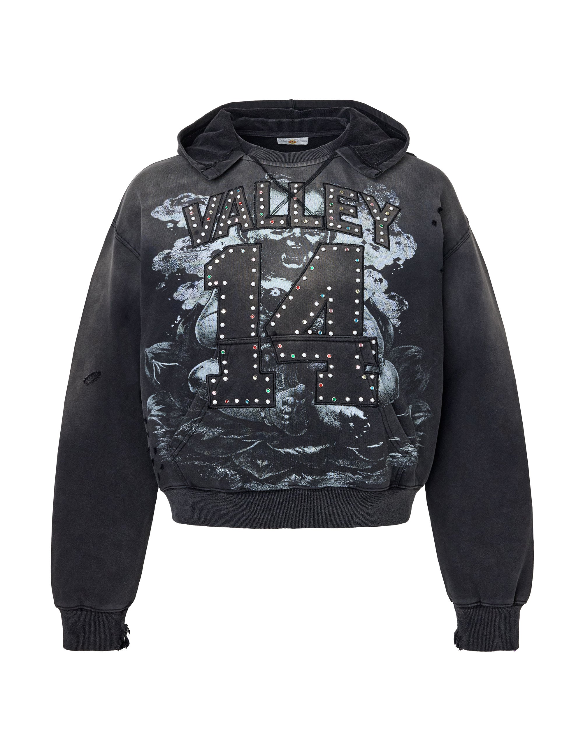 valeforever valley パーカー BONE GARDEN ZIP UP HOODIE – VALE JERSEY CITY