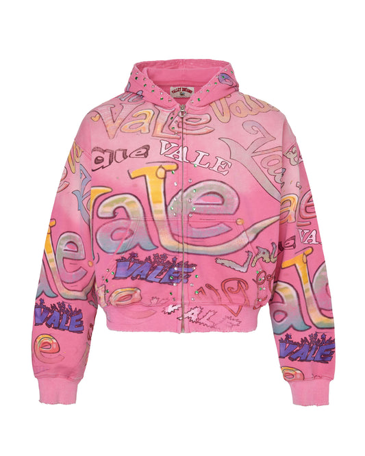 BUBBLEGUM ZIP UP