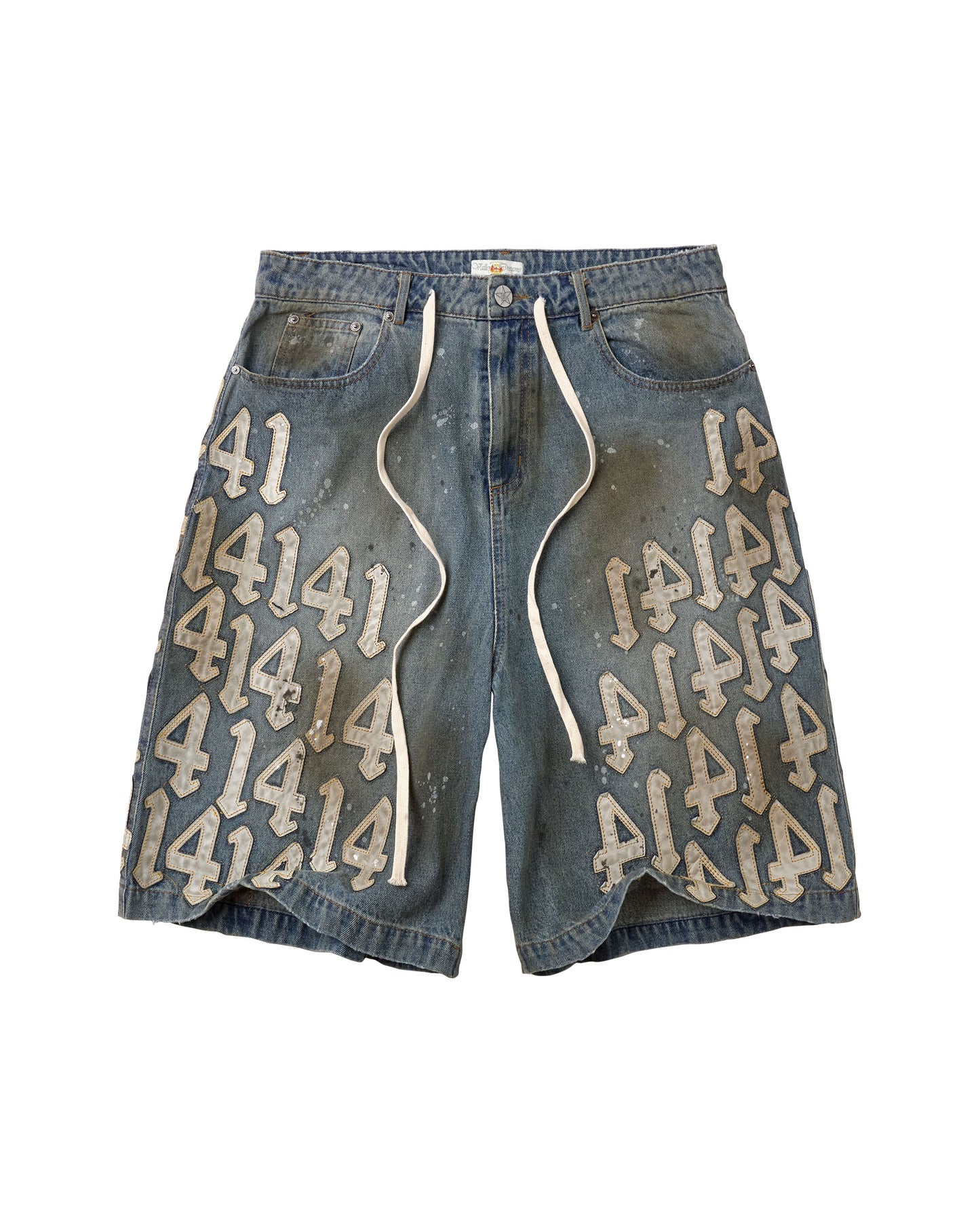 WHITE CHARM JORTS