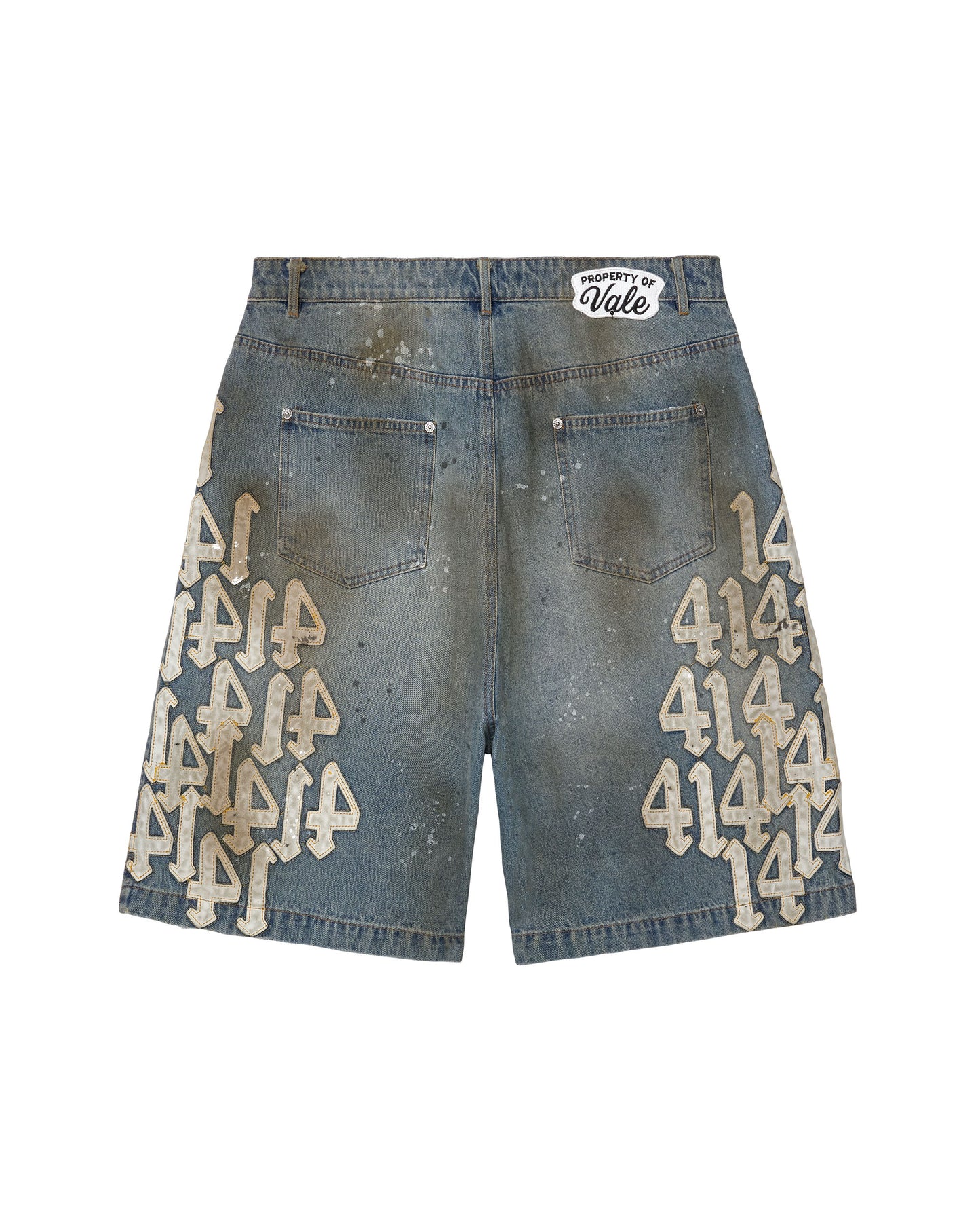 WHITE CHARM JORTS