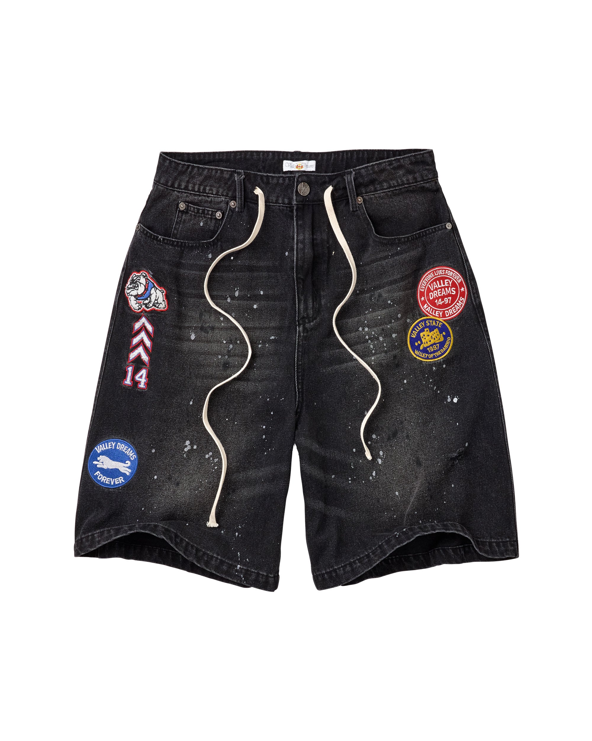 PARADISE JORTS [BLACK] – Vale Forever