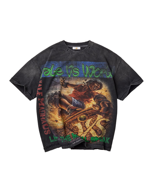 METAL SPEAKER TEE  [BLACK]