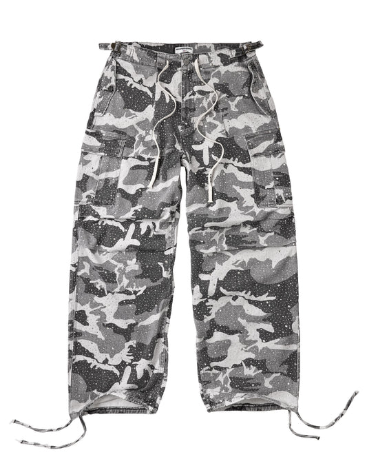WINTER CRYSTAL CAMO CARGOS