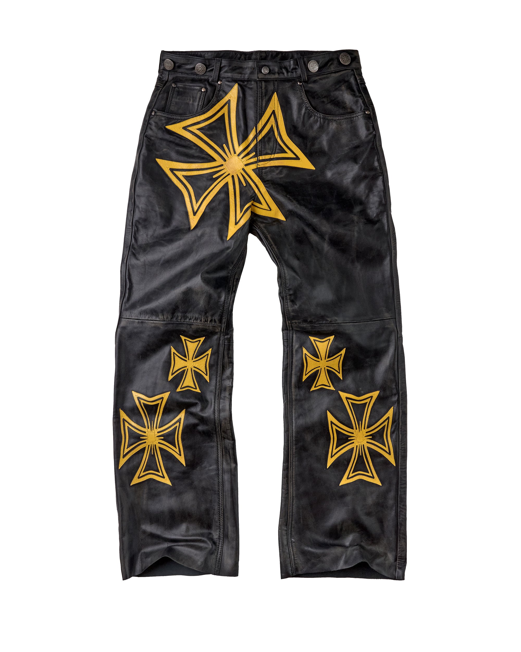 LEATHER CROXXX DENIM [CANARY] – Vale Forever