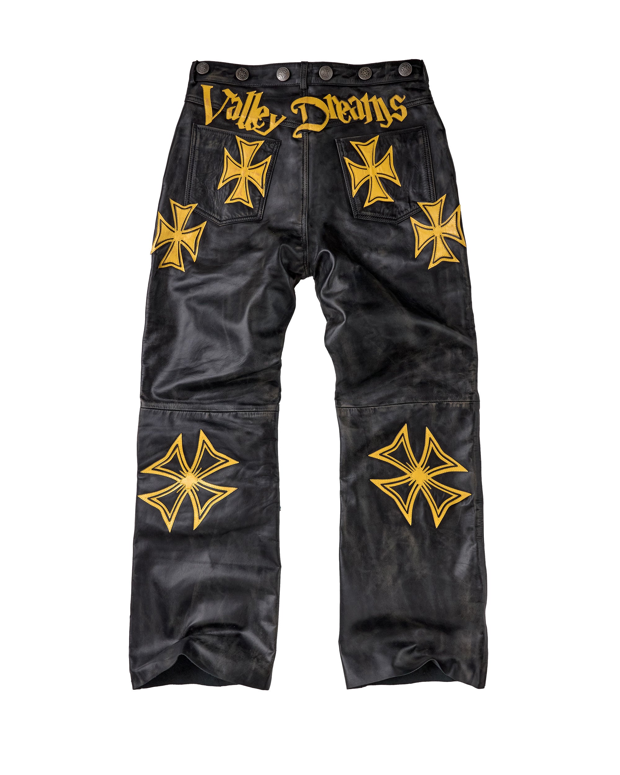 LEATHER CROXXX DENIM [CANARY] – Vale Forever
