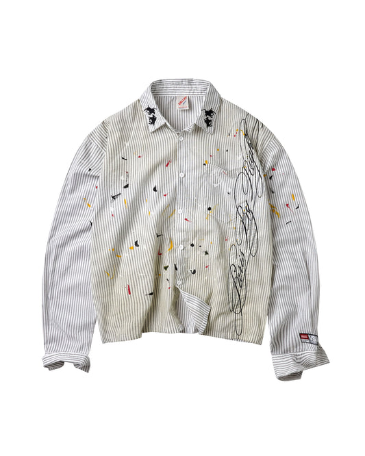 ARTIST BUTTON UP LS