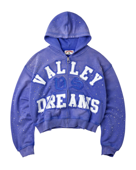 CLASSICO ZIP UP HOODIE [SAPPHIRE]