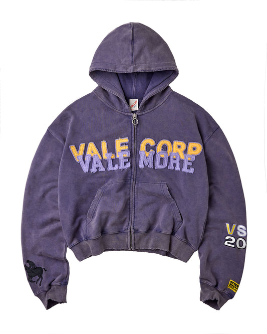 NAVY CORP ZIP UP