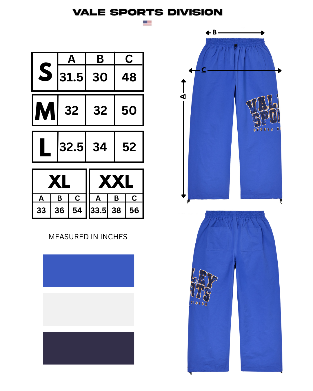 SPORT DIVISION SWEATS [SAPPHIRE]