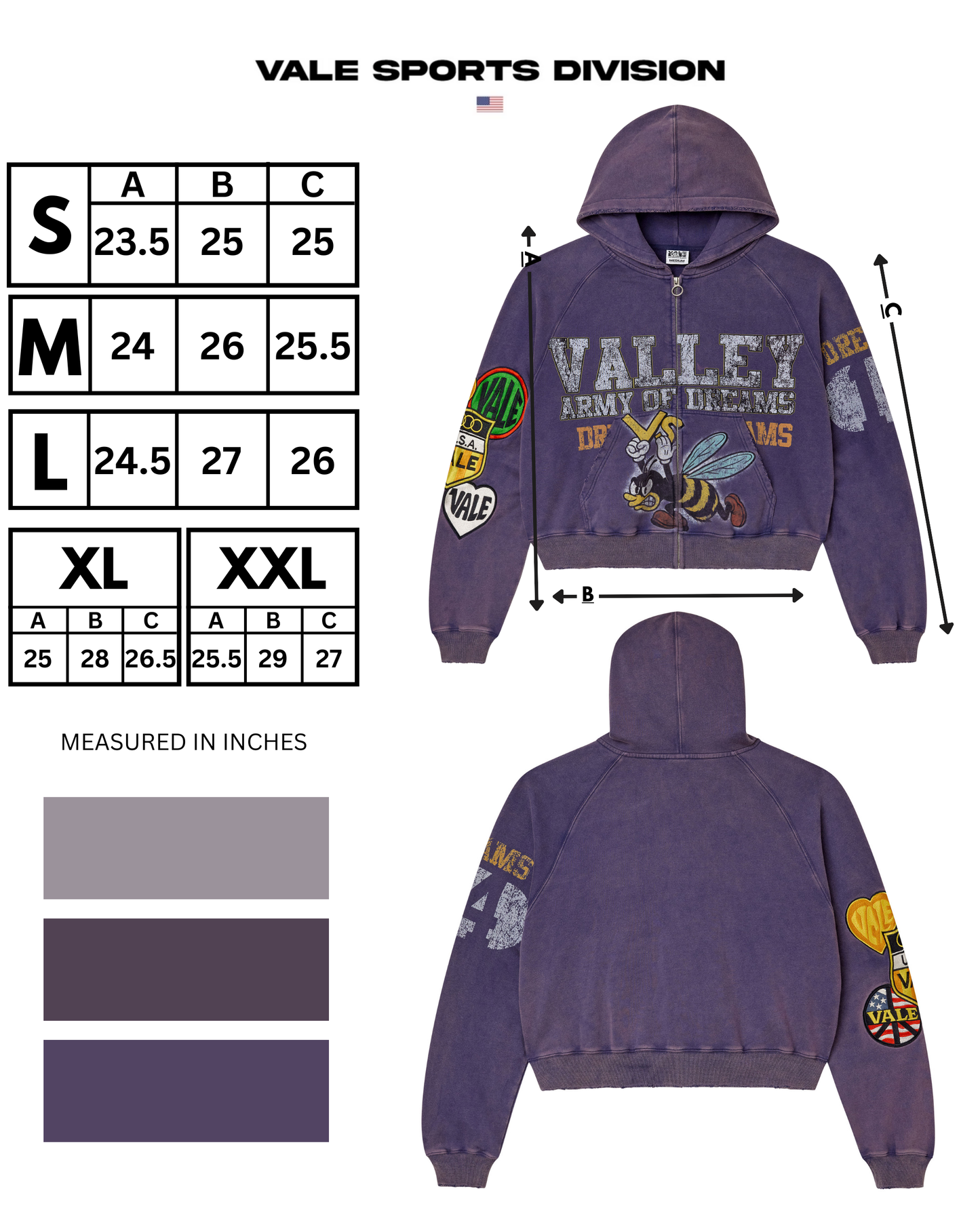 ARMY ZIP UP [NAVY]