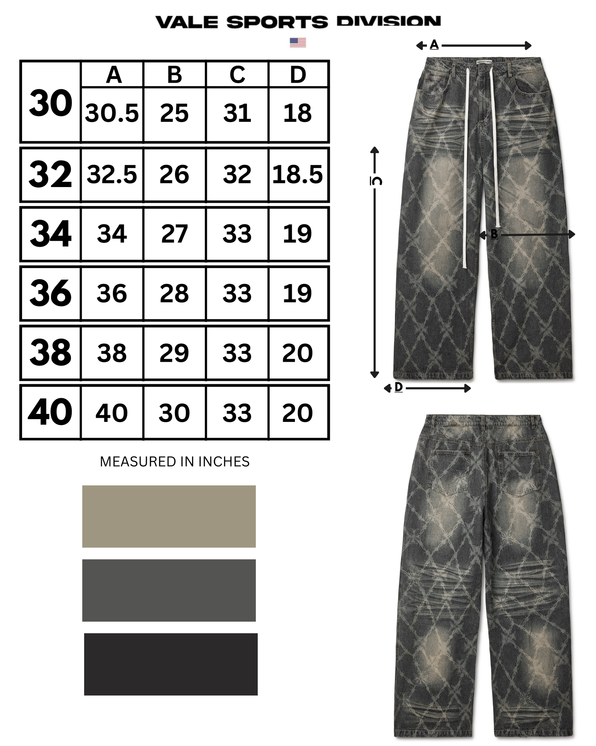 BLACK IRONWORK DENIM