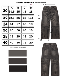 BLACK MOTOCROXXX PINES DENIM