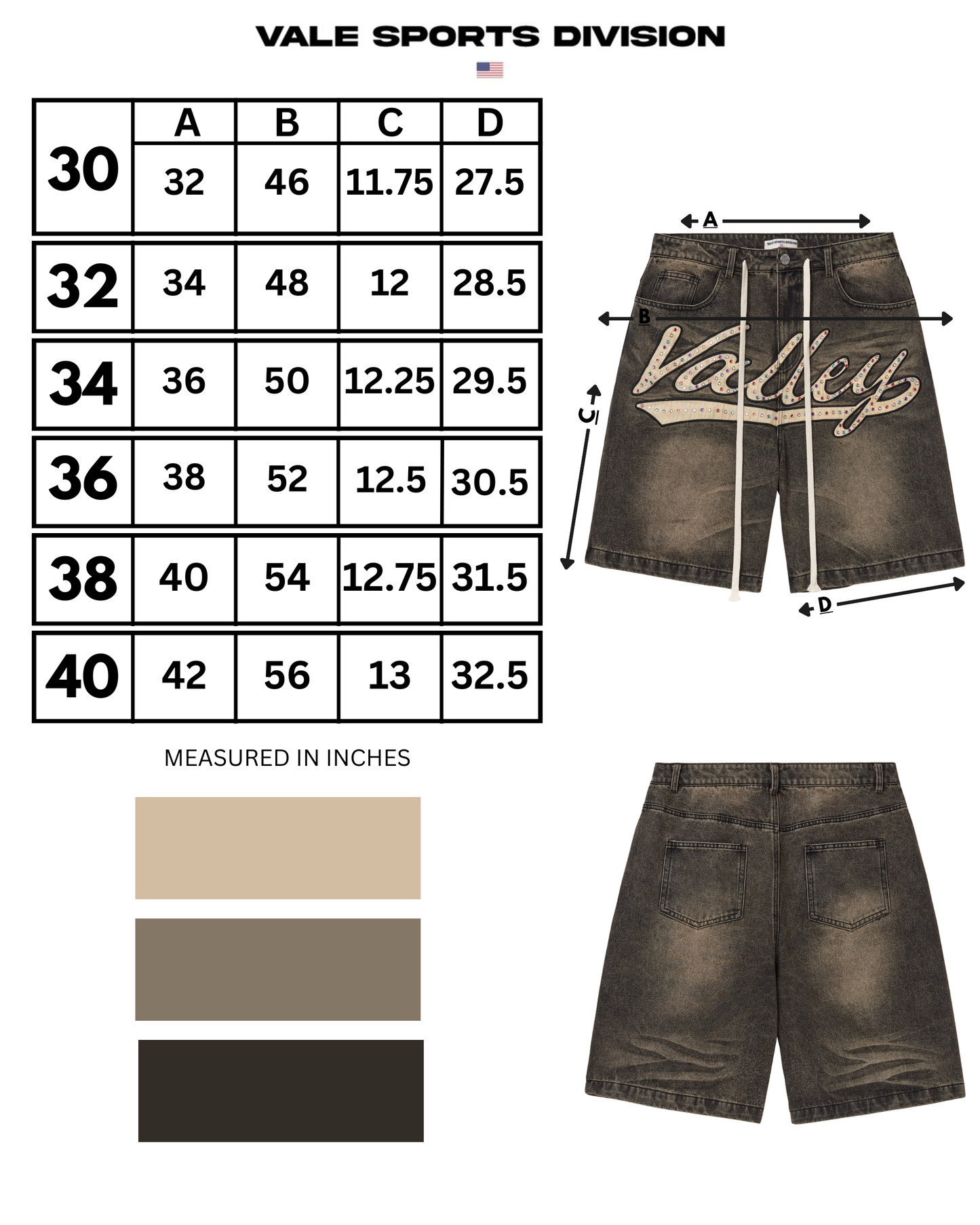 BLACK SKITTLES JORTS