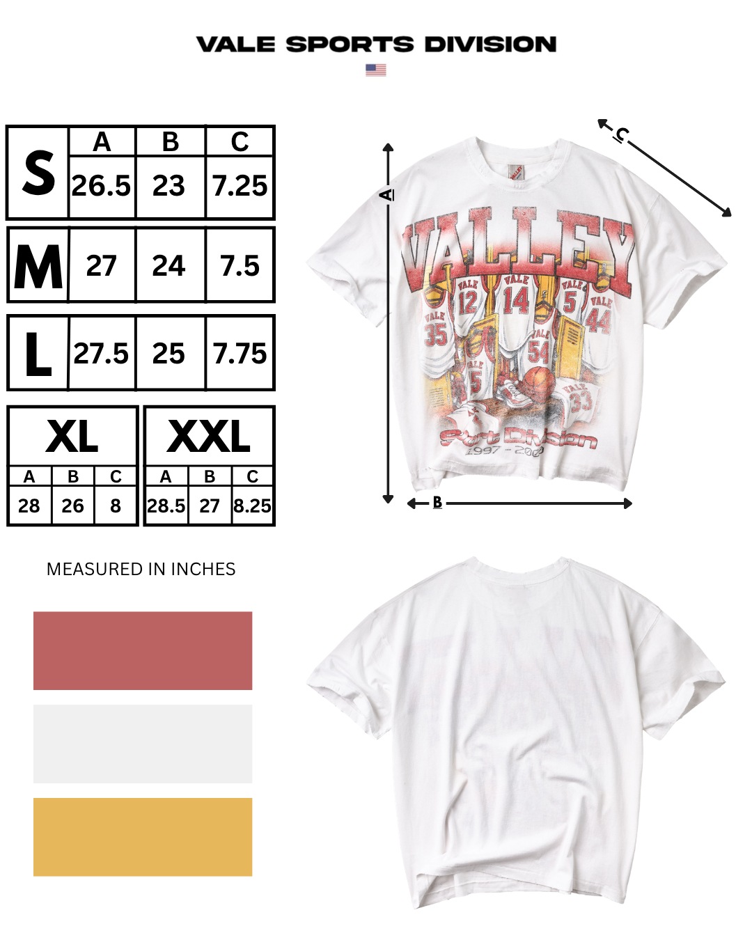 BLEACHERS TEE [WHITE]