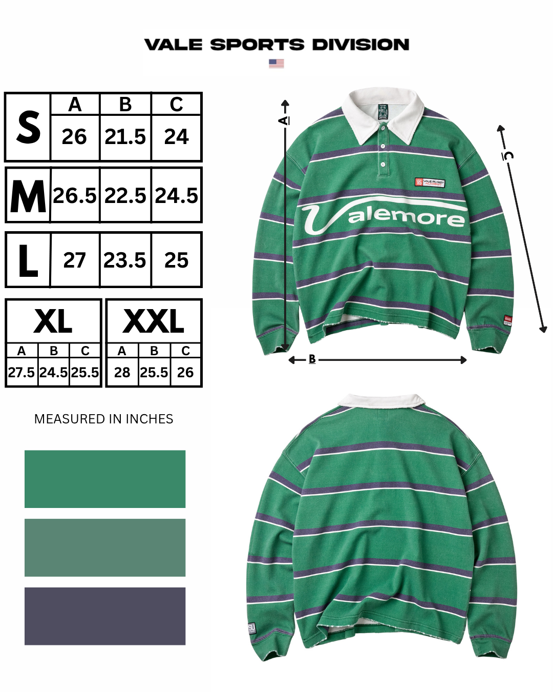VALEMORE RUGBY [GREEN]