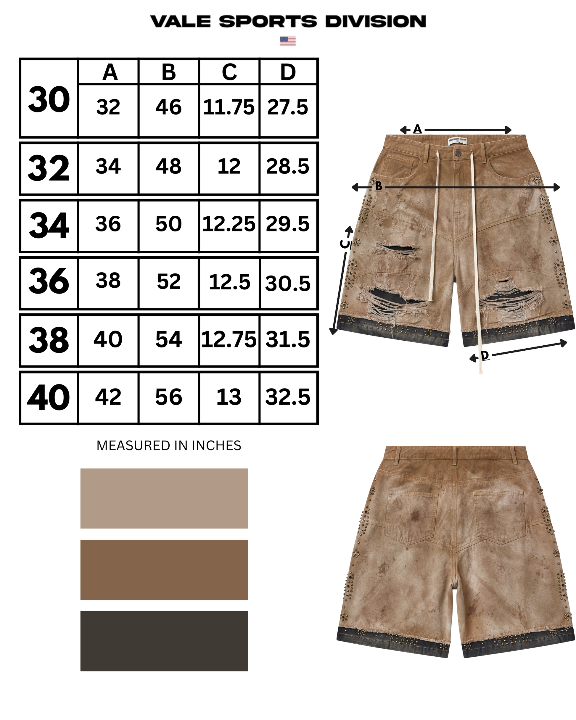 CREAM DOUBLE JORTS