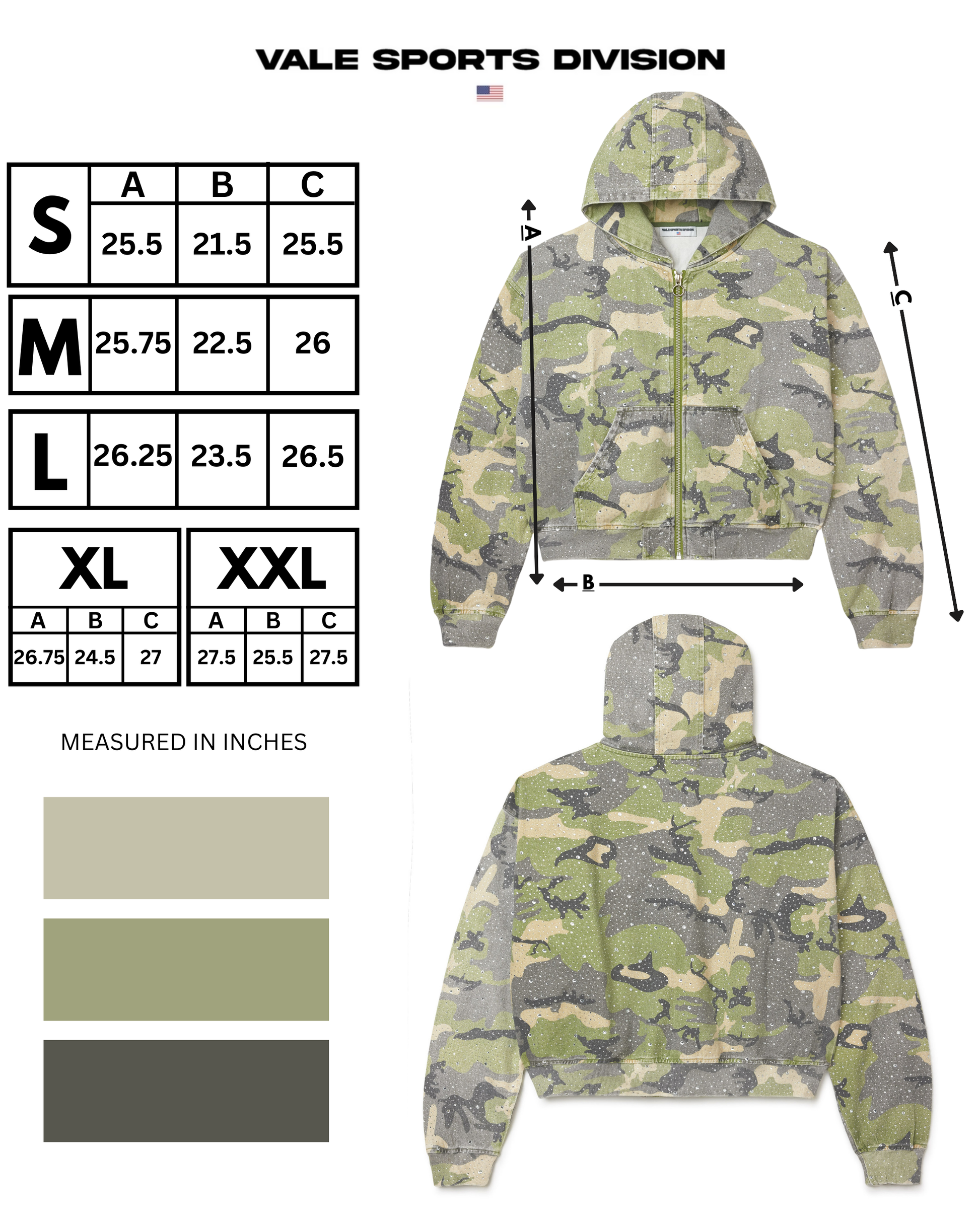 CRYSTAL CAMO WORK JACKET