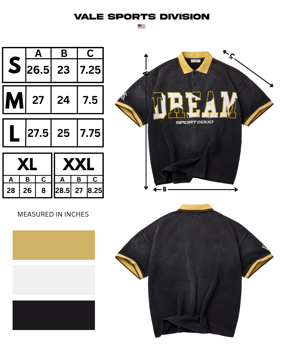 DREAMS POLO [BLACK]