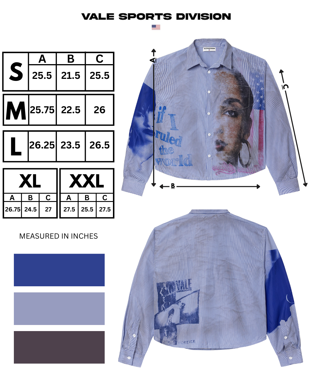 FREEDOM BUTTON UP [PINSTRIPE]